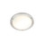 Forum Spa Delphi Satin Nickel 310mm Large LED Flush Ceiling Light - SPA-34047-SNIC Viewed from a Different Angle