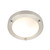 Forum Spa Delphi Satin Nickel 180mm Small 1 x E14 Flush Ceiling Light - SPA-34049-SNIC Viewed from a Different Angle