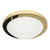 Forum Spa Delphi Polished Brass 310mm Large 2 x E14 Flush Ceiling Light - SPA-34050-BRS Front View