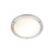 Forum Spa Delphi Polished Chrome 310mm Large 2 x E14 Flush Ceiling Light - SPA-34050-CHR Front View