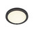 Forum Spa Delphi Matt Black 310mm Large 2 x E14 Flush Ceiling Light - SPA-34050-SBLK Viewed from a Different Angle