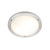 Forum Spa Delphi Satin Nickel 310mm Large 2 x E14 Flush Ceiling Light - SPA-34050-SNIC Viewed from a Different Angle