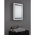 Forum Spa Arte 500mm x 700mm 1 Door Illuminated LED Mirrored Cabinet with Touch Switch and Shaver Socket - SPA-35707 Viewed from a Different Angle