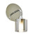 Forum Spa Patras Polished Chrome/Smoke 135mm 1 Lamp Wall Light - SPA-35811-CHR Front View