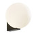 Forum Spa Thiva Matt Black 16mm 1 Lamp Wall Light - SPA-38576-TBLK Front View