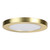 Forum Spa Tauri Satin Brass 140mm Magnetic Ring Trim for Small 6w 5 in 1 Wall/Ceiling Light - SPA-35712 Front View