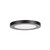 Forum Spa Tauri Satin Black 167mm Magnetic Ring Trim for Medium 12w 5 in 1 Wall/Ceiling Light - SPA-35714 Front View