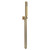 Nuie Brushed Brass Square Shower Handset with Hose and Bracket - A8264 Main View