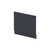 Nuie Soft Black MFC 700mm End Bath Panel with Plinth - BPR1411