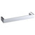 Nuie Chrome 102mm D Handle with 96mm Hole Centres - H002 Left Hand View