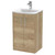 Hudson Reed Juno Autumn Oak 500mm 2 Door Vanity Unit with 30mm Profile Basin - JNU1801G Main View