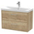 Hudson Reed Juno Autumn Oak 800mm Wall Hung 2 Drawer Vanity Unit with 50mm Profile Basin - JNU1826D Main View