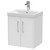 Hudson Reed Juno White Ash 500mm Wall Hung 2 Door Vanity Unit with 50mm Profile Basin - JNU2121D Main View