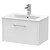 Hudson Reed Juno White Ash 600mm Wall Hung Single Drawer Vanity Unit with 18mm Profile Basin - JNU2122B Main View