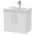 Hudson Reed Juno White Ash 600mm Wall Hung 2 Door Vanity Unit with 50mm Profile Basin - JNU2123D Main View