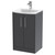 Hudson Reed Juno Graphite Grey 500mm 2 Door Vanity Unit with 30mm Profile Basin - JNU2201G Main View