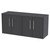 Hudson Reed Juno Graphite Grey 1200mm Wall Hung 4 Door Vanity Unit and Worktop - JNU2223W2 Main View