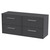 Hudson Reed Juno Graphite Grey 1200mm Wall Hung 4 Drawer Vanity Unit and Worktop - JNU2224W2 Main View