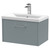 Hudson Reed Juno Coastal Grey 600mm Wall Hung Single Drawer Vanity Unit with 40mm Profile Basin - JNU2322A Main View