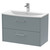 Hudson Reed Juno Coastal Grey 800mm Wall Hung 2 Drawer Vanity Unit with 30mm Profile Basin - JNU2326G Main View