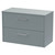 Hudson Reed Juno Coastal Grey 800mm Wall Hung 2 Drawer Vanity Unit and Worktop - JNU2326W Main View