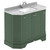 Old London Hunter Green 1000mm Angled 4 Door Vanity Unit with Grey Marble Top and Basin with 1 Tap Hole - LOF884 Main View