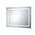 Hudson Reed Silver 600mm x 800mm Touch Sensor LED Mirror with Demister - LQ506 Main View