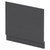 Hudson Reed Juno Graphite Grey 700mm Bath End Panel - MPC2211 Main View