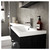Hudson Reed Fusion Charcoal Black 800mm Vanity Unit - OFF609 Roomset