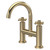 Hudson Reed Tec Crosshead Brushed Brass Bath Filler Tap with Swivel Spout - TEX853 Main View