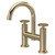 Hudson Reed Revolution Industrial  Brushed Brass Deck Mounted Bath Filler Tap - TIW853 Main View