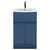 Hudson Reed Urban Satin Blue 500mm 2 Door and 1 Drawer Vanity Unit with 30mm Profile Basin - URB301G Main View