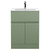 Hudson Reed Urban Satin Green 600mm 2 Door and 1 Drawer Vanity Unit with 18mm Profile Basin - URB803B Main View