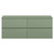 Hudson Reed Urban Satin Green 1200mm Wall Hung 4 Drawer Vanity Unit with Worktop - URB804W2 Main View