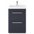 Hudson Reed Solar Indigo Blue 600mm 2 Drawer Vanity Unit and Ceramic Basin with 1 Tap Hole - SOL301A Main View