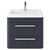 Hudson Reed Solar Indigo Blue 600mm Wall Hung 2 Drawer Vanity Unit and Ceramic Basin with 1 Tap Hole - SOL302A Main View