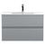 Hudson Reed Urban Satin Grey 800mm Wall Hung 2 Drawer Vanity Unit with 18mm Profile Basin - URB206B Main View