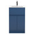 Hudson Reed Urban Satin Blue 500mm 2 Door and 1 Drawer Vanity Unit with 18mm Profile Basin - URB301B Main View