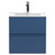Hudson Reed Urban Satin Blue 500mm Wall Hung 2 Drawer Vanity Unit with 18mm Profile Basin - URB302B Main View