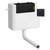 Nuie Concealed Cistern and Matt Black Square Dual Flush Plate - XTY8M02 Main View