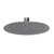 Nuie Brushed Gunmetal 200mm Round Fixed Shower Head - A7082 Front View