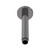 Nuie Brushed Gunmetal Round Ceiling Arm 150mm - ARM715 Front View