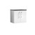 Nuie Arno Gloss White 600mm Wall Hung 2 Door Vanity Unit with Sparkling Black Laminate Worktop - ARN123LSB Front View Nuie Arno Gloss White 600mm Wall Hung 2 Door Vanity Unit with Sparkling Black Laminate Worktop - ARN123LSB Front View