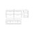 Nuie Arno Gloss White 1200mm Wall Hung 4 Drawer Vanity Unit with Twin Polymarble Basin - ARN124F Dimensions thumbnail