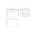Nuie Arno Satin Green 600mm Wall Hung Single Drawer Vanity Unit with Worktop - ARN822W Dimensions thumbnail