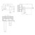 Nuie Arvan Brushed Gunmetal Wall Mounted 2 Tap Hole Basin Mixer with Plate - ARV728 Dimensions thumbnail
