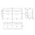 Nuie Athena Gloss White 1200mm Wall Hung 4 Drawer Vanity Unit with Twin Polymarble Basin - ATH048F Dimensions thumbnail