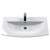 Nuie Athena Anthracite Woodgrain 800mm 2 Drawer Vanity Unit with 30mm Profile Curved Basin - ATH053G Basin