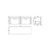 Nuie Deco Satin Grey 1200mm Wall Hung 2 Drawer Vanity Unit with Worktop - DPF294W2 Dimensions thumbnail
