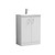 Nuie Arno Compact Gloss White 600mm 2 Door Wall Hung Vanity Unit and Ceramic Basin - PAL027E Front View Nuie Arno Compact Gloss White 600mm 2 Door Wall Hung Vanity Unit and Ceramic Basin - PAL027E Front View